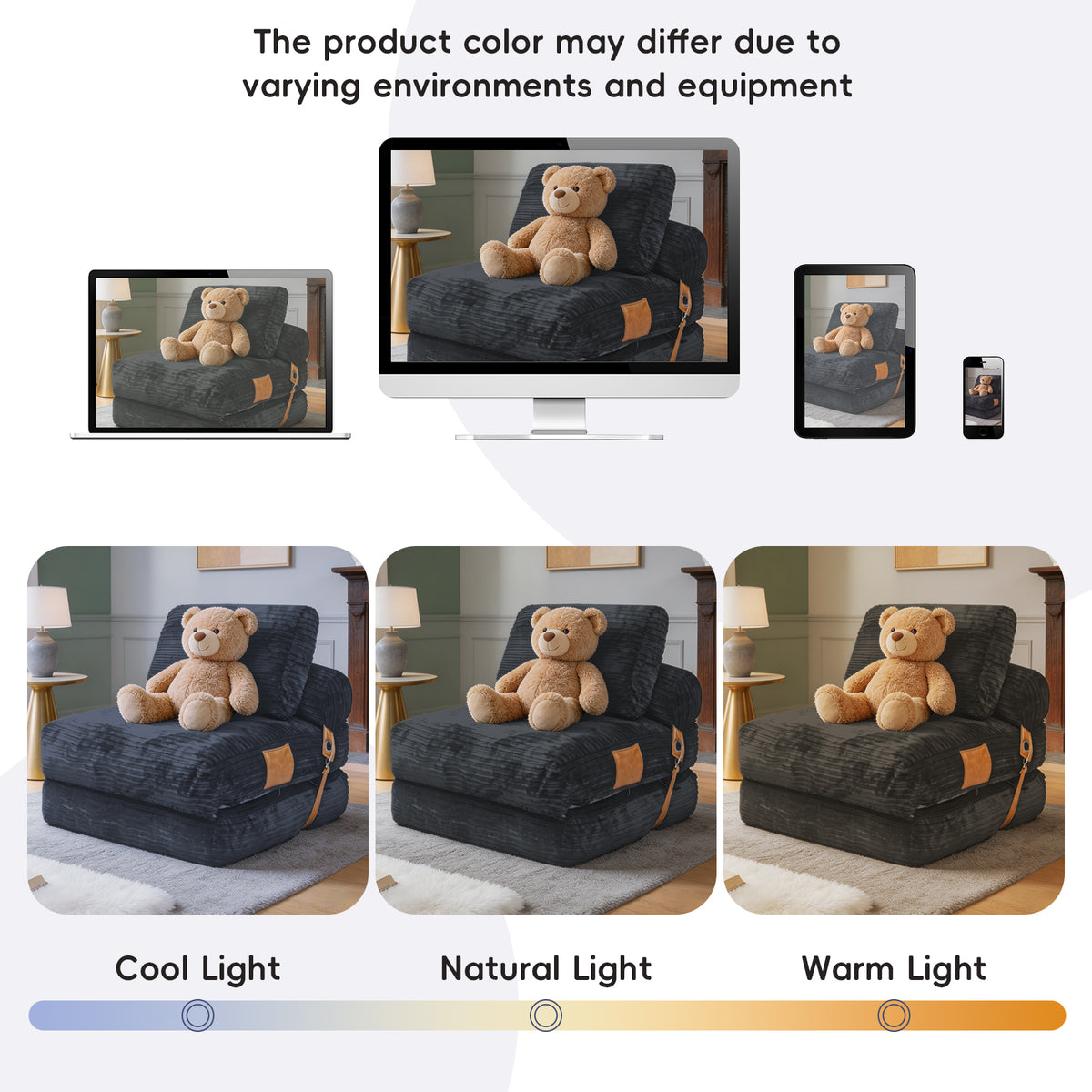 Lazy Sofa Bean Bag Chair,Folding Sofa Bed,Comfy Portable Convertible Fold Out Lounge Chairs for Living Room Bedroom.