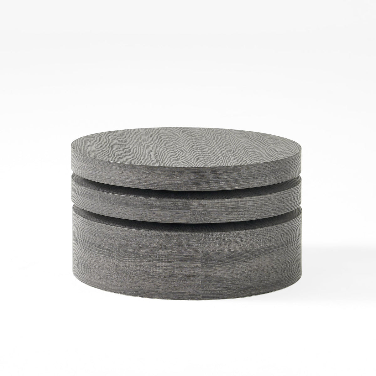 MODERNESQUE ROTATING COFFEE TABLE-Matte Black