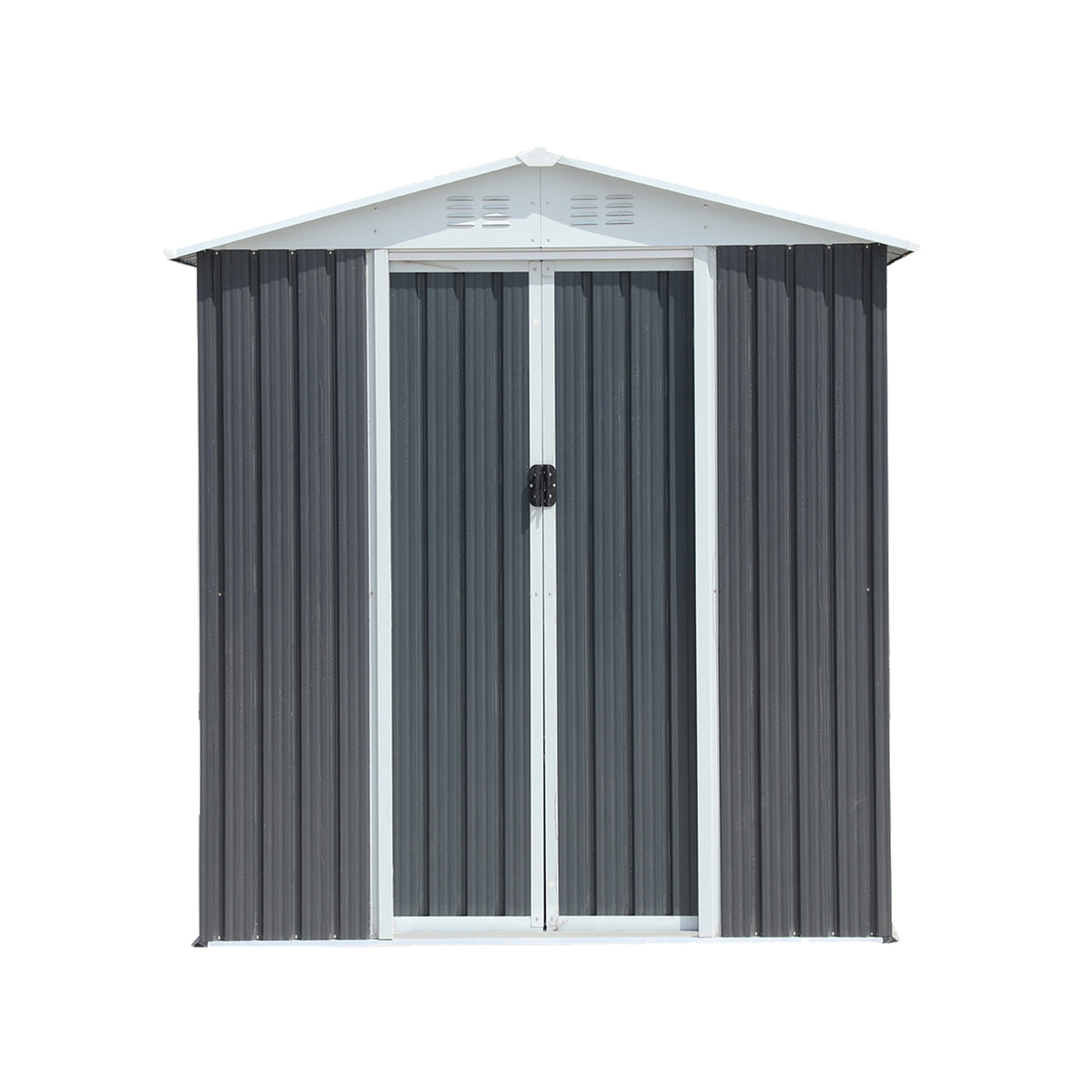 Outdoor Storage Sheds 6FTx4FT Apex Roof Grey – Model W2794P281198
