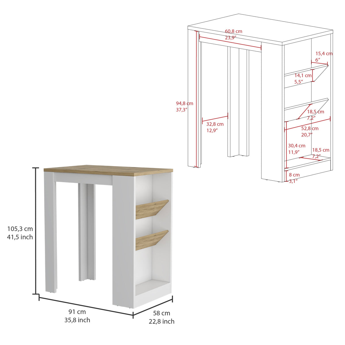 Syrah Kitchen Island – Model B070102697