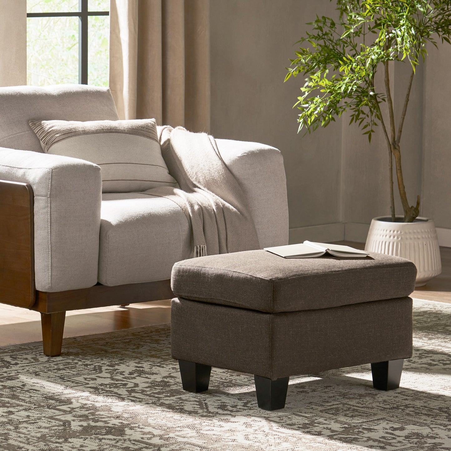 SPRINGFIELD OTTOMAN