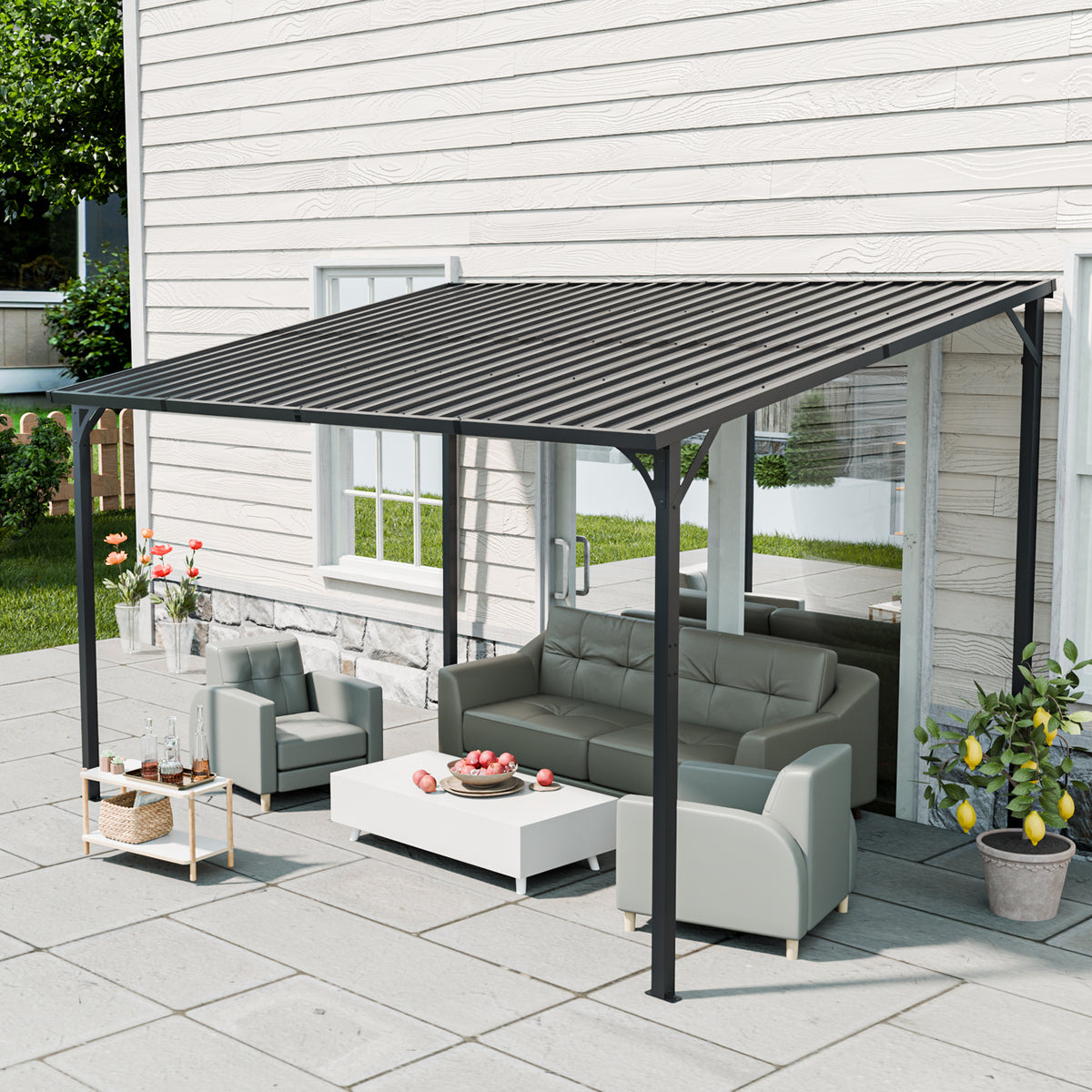 Outdoor Pergola, 12" x 8" Outdoor Pergola