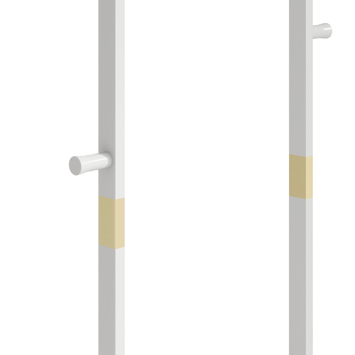 Coat Racks solid wood hanger 23.6* 11*71 in Solid environmental protection easy to assemble beautiful can be placed in the - white