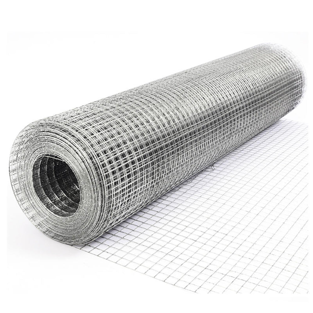 Hardware Cloth 1/4 inch 48in x 100ft 23 Gauge, Hot-dip Galvanized After Welding Chicken Wire Fence Roll Garden Plant Welded Metal Wire Fencing Roll, Rabbit Cages Snake Fence