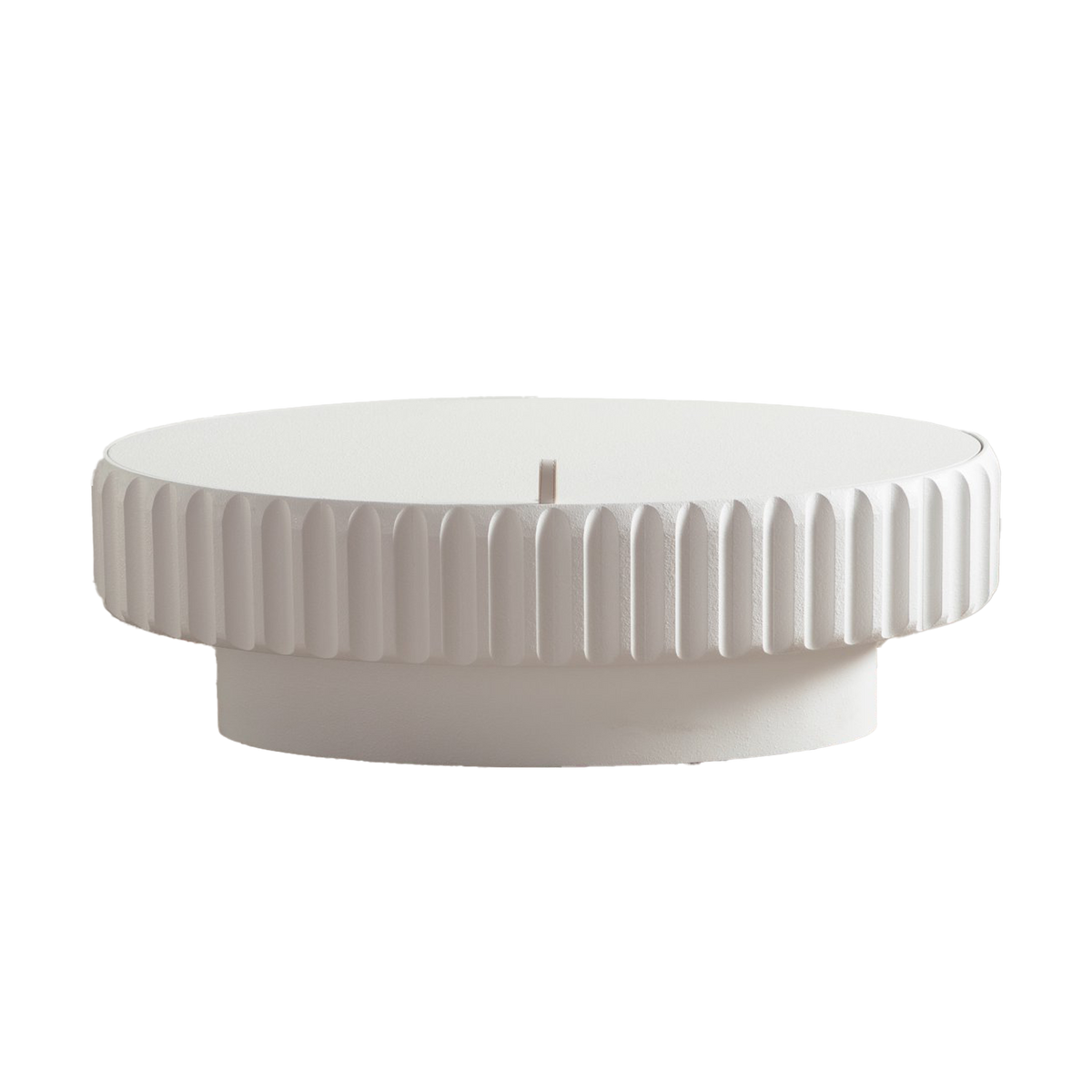 Fluted Storage Table with Lift-Off Lid, Sleek Texture, Perfect for Modern Living – Model W3081P389043