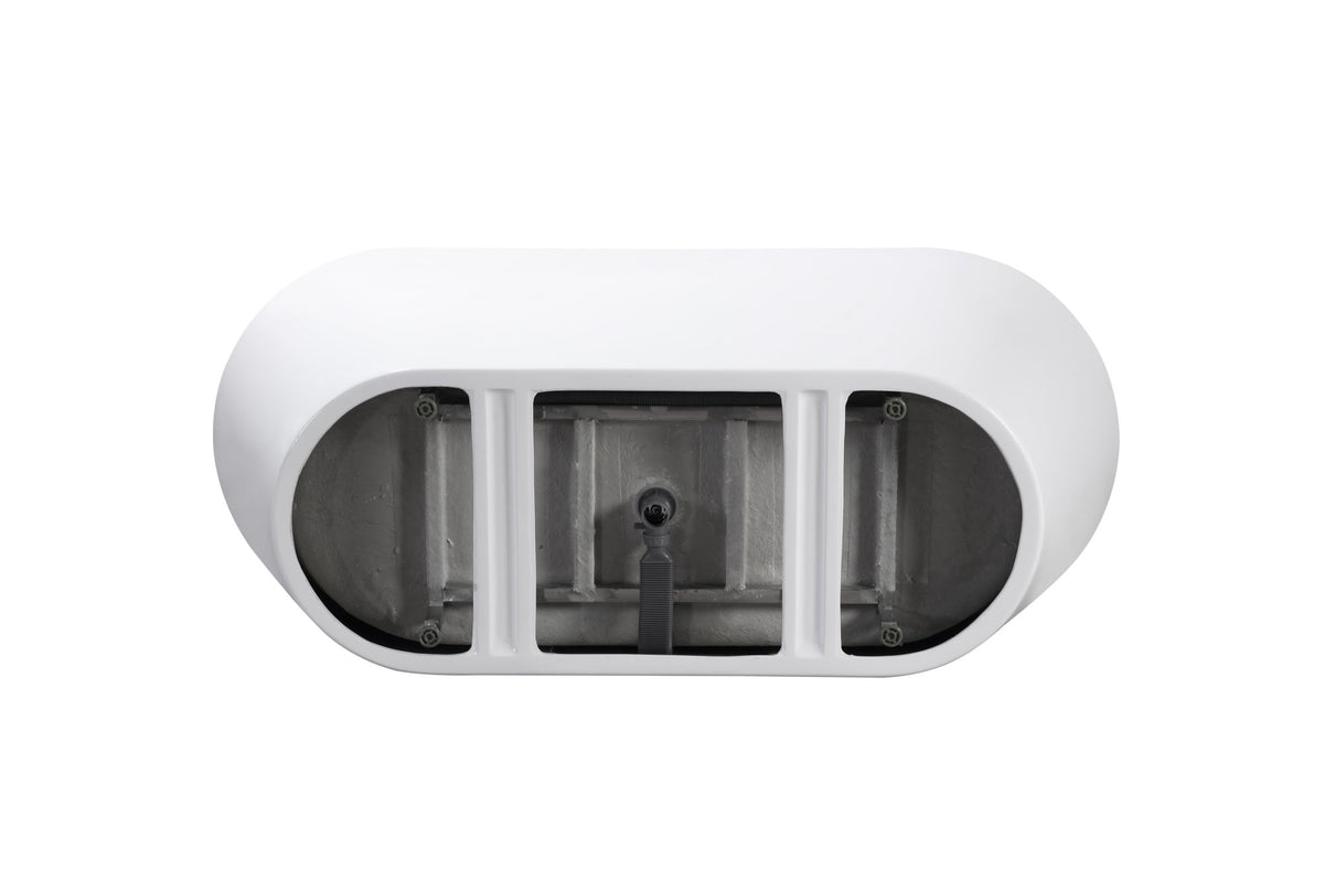 59" Acrylic Freestanding Bathtub, Stand Alone Soaking Tub, Glossy White Acrylic, Toe-tap Chrome Drain, cUPC Certified