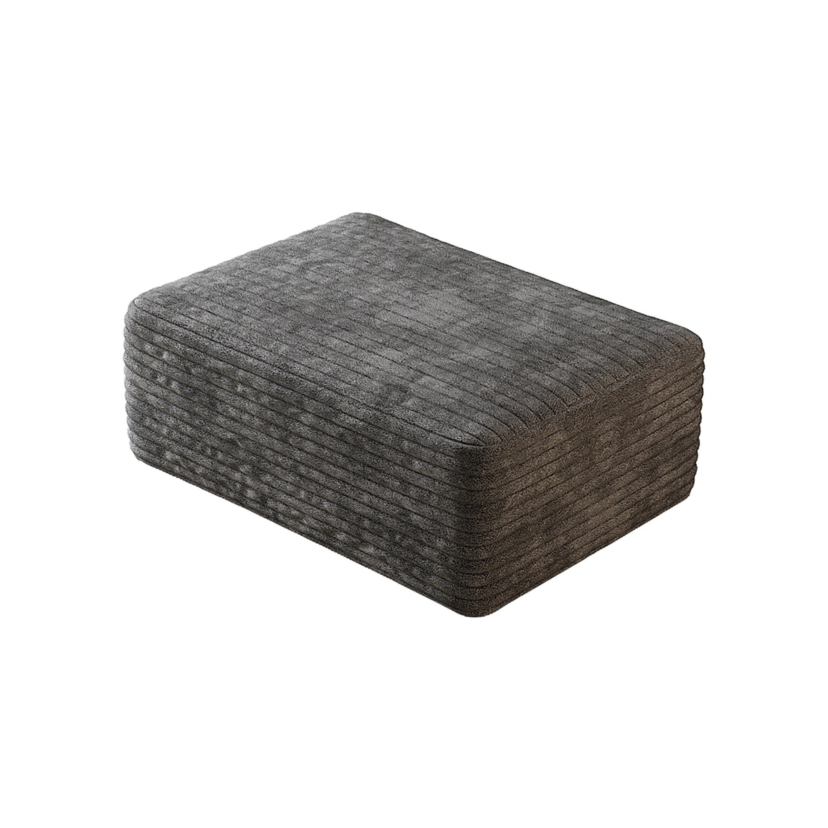 Sofa ottoman ,No Assembly Required,Dark Grey(Plush Corduroy Fabric)
