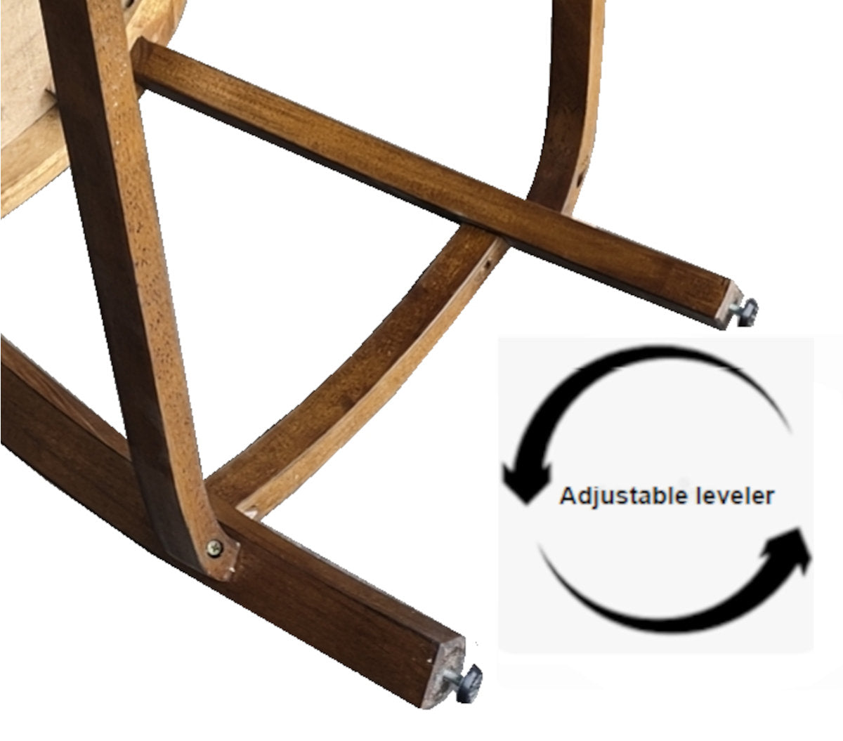 Katherine Barstool - Walnut & Beige