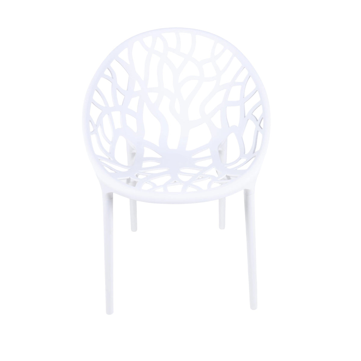 Plastic Dining CHAIR 4PCS white,set of 4