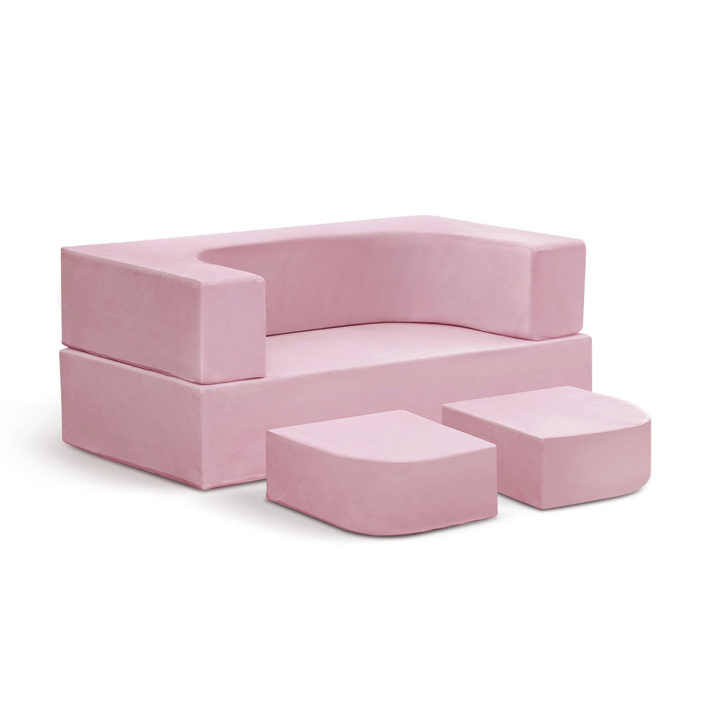 Kids Sofa Bed,Modular Couch Free Combination,Convertible Toddler Play Couch Furniture for Small Playroom