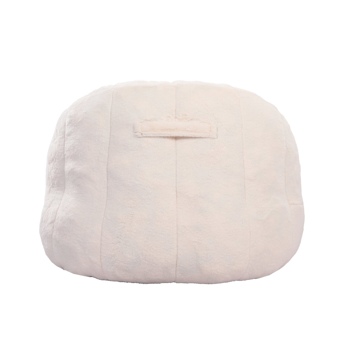 Beanbag Chair, Beanbag Sofa Chair with Armrests Stuffed High-Density Foam, Lazy Sofa Comfy Chairs Beanbag Chair for Adults, Bedroom Reading – White