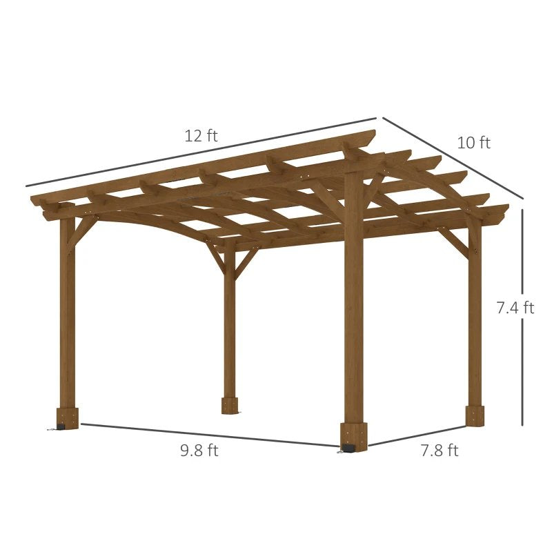 Arched Design Pergola, Outdoor Gazebo Grape Trellis