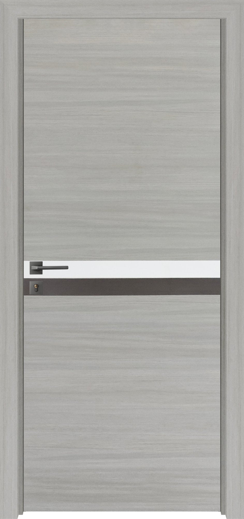 CRAZY ELF 32 'x 84" Melamine Integrated Door Slab, No Assembly Required, Covered With 2mm Thick Melamine Protective Layer