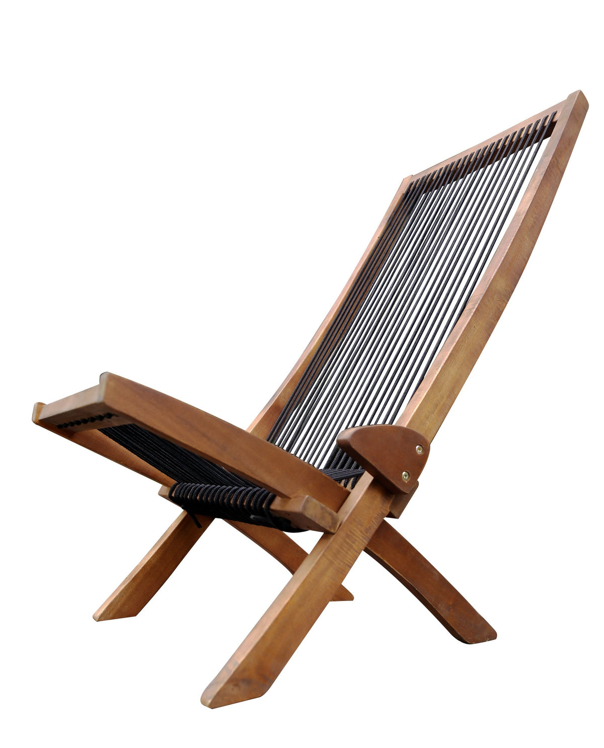 folding roping wood chair