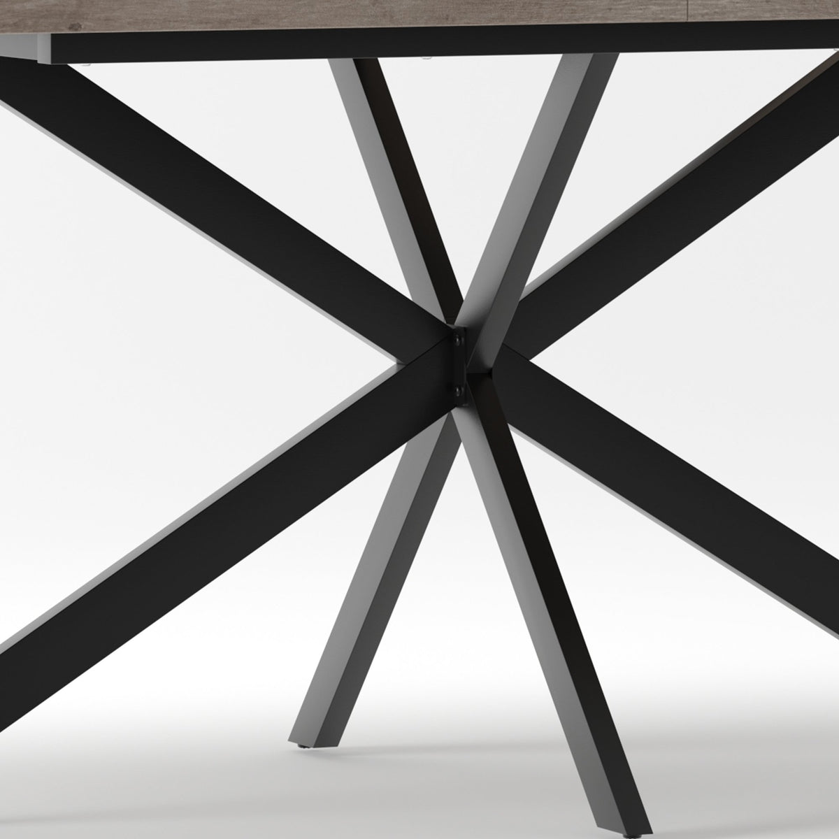 55.11'-70.86'Retro Rectangular Stretch Dining Table, Grey Carole Top With Same Color Embossed Center Plate, With Storage Box, kitchens