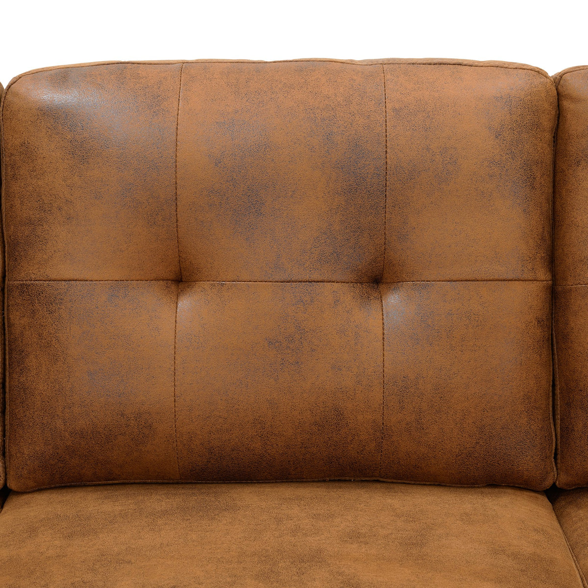 88.5" Convertible L-Shaped Pull-Out Sectional Sofa Bed with Storage Chaise,and Soft and Soft Padded Armrests