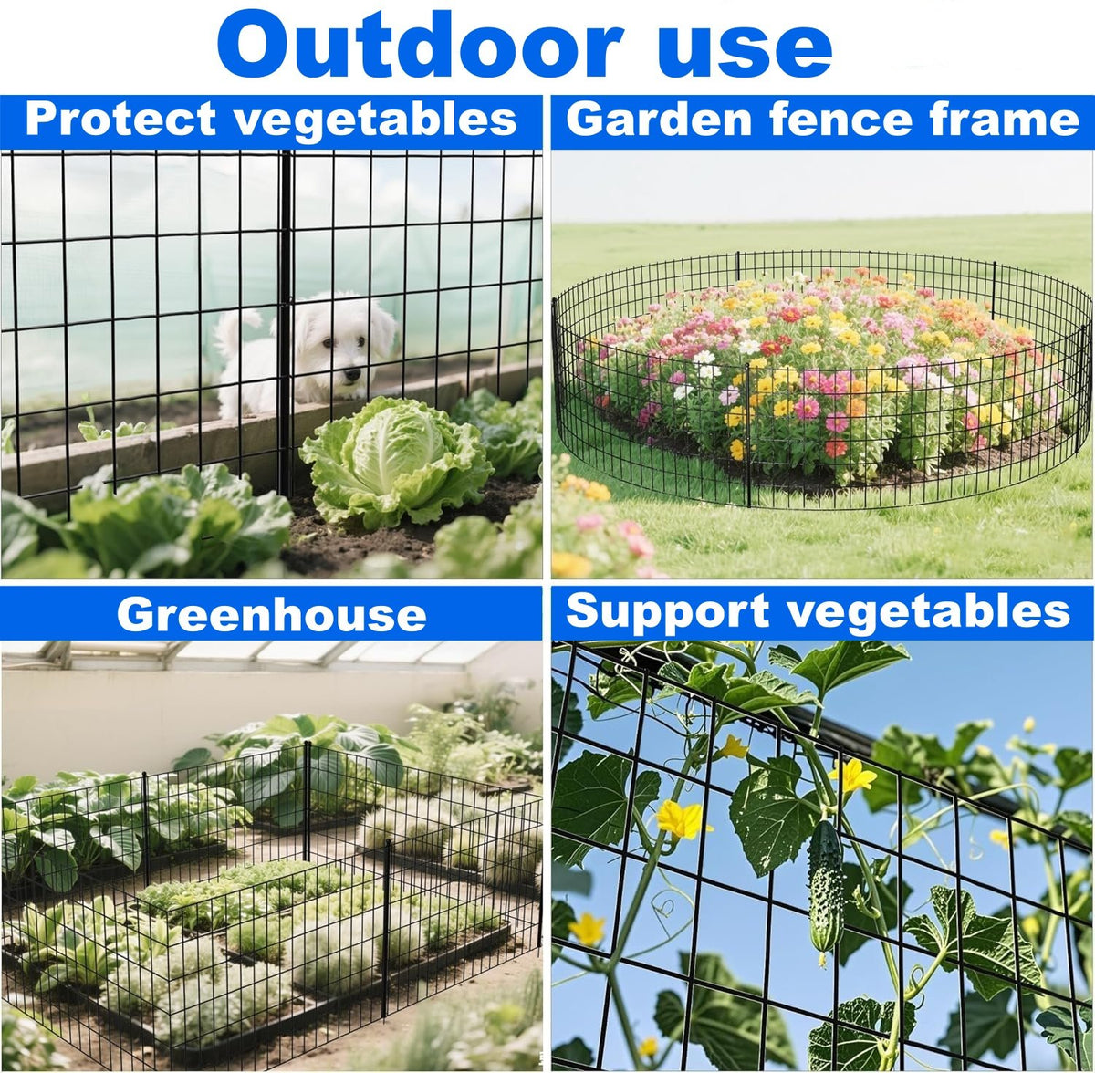 40 INCH × 50 FT black vinyl-coated metal mesh, 16 gauge 2/3 inch black PVC metal mesh, black welded wire mesh support, poultry cage protective fence