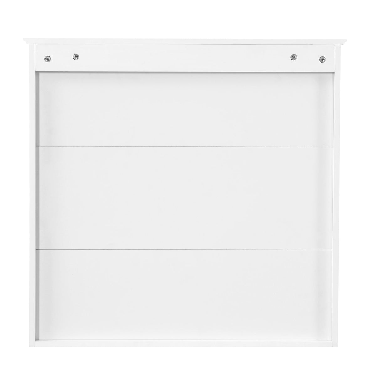 30" Modern Bathroom Cabinet with Adjustable Shelf, Wall-Mounted Medicine Cabinet for Bathroom, Soft-Closing Hinges, Open Shelving Design