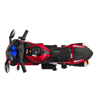 Kids Motorcycle 12 V Motorcycle For Kids 3-8 Years Boys Girls,Kids Motorcycle Ride On Toy With Training  Wheels/Manual Throttle/ Drive By Hand /Lighting  Wheels