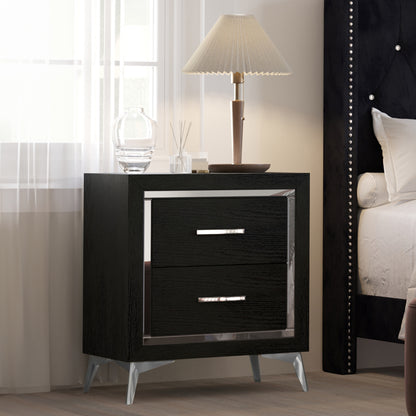 HUXLEY NIGHTSTAND-BLACK