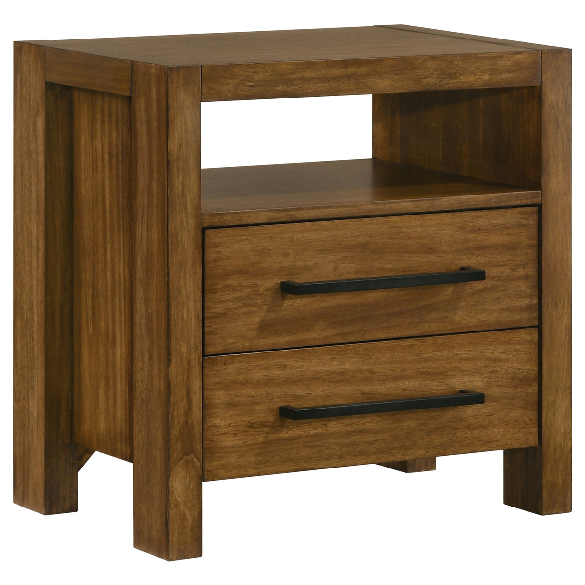 Alden Warm Brown Queen 4-Piece Bedroom Set