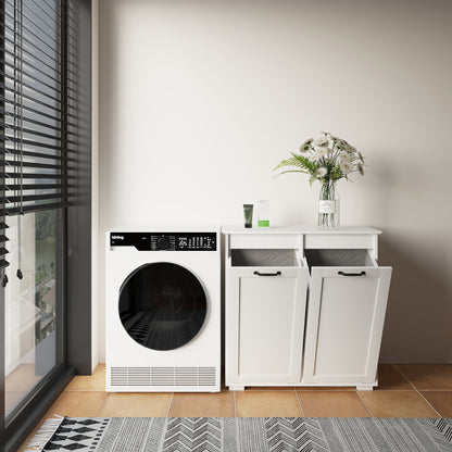 Laundry Cabinet, with 2 Removable Liner Bags