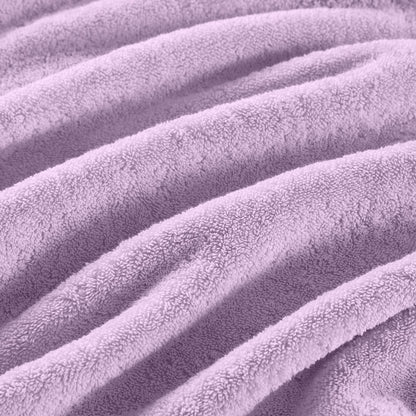 8-Piece Ultra-Soft 100% Cotton Absorbent Towel Set, Lilac