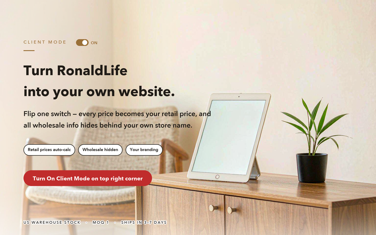 RonaldLife Furniture Wholesale