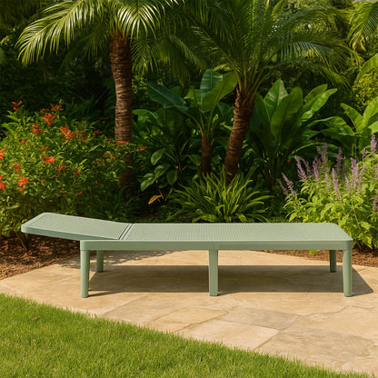 Outdoor Lounger Chair, Green
