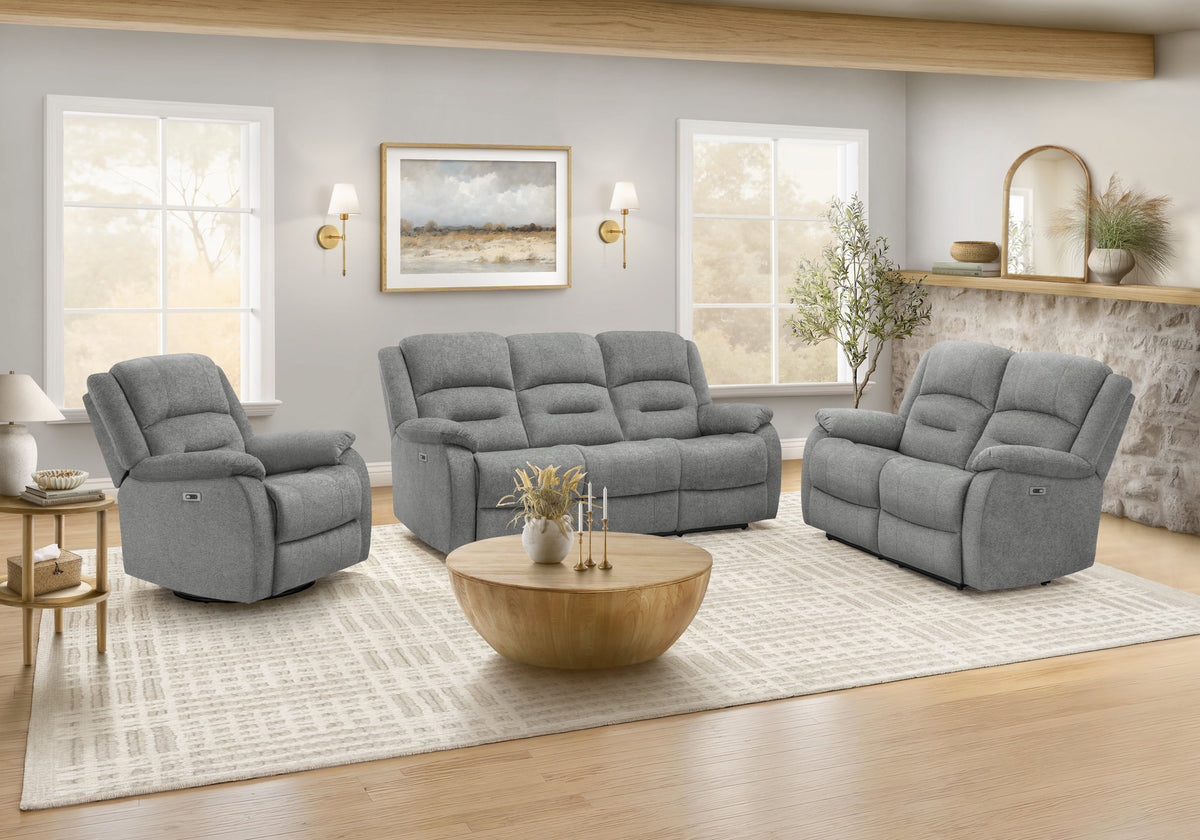 Reclining Chair, 34" Wide, Usb Ports Included, Power Recliner, Large, Upholstered, Swivel, Glider, Transitional