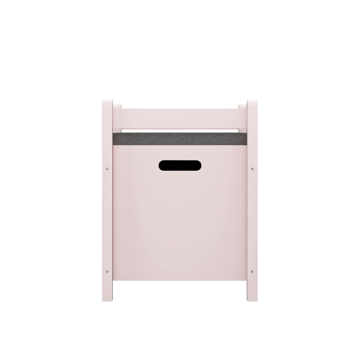 Kids Toy Box Chest for Boys Girls, Large Storage Cabinet with Cushion Seat Bench/ Flip-Top Lid/ Safety Hinge, Toy Storage Organizer Trunk for Nursery, Playroom (Pink)