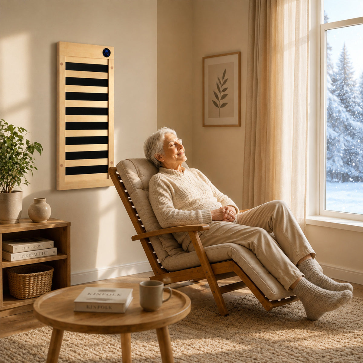Low-EMF 180W Infrared Sauna Panels with Plug for Home Sauna