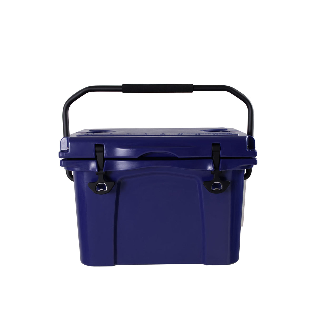 25QT Portable Cooler, Insulated Hard Cooler with Bottle Opener, Cup Holder, Forming Ruler, 5-7 Day Ice Retention, Travel, Beach, Camping, Fishing