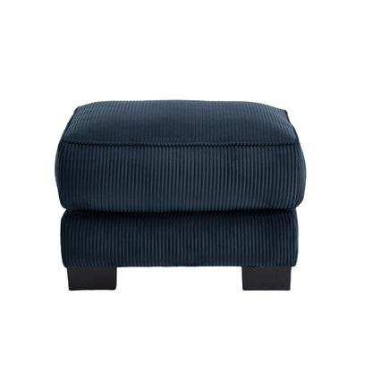 Ottoman Corduroy -Blue