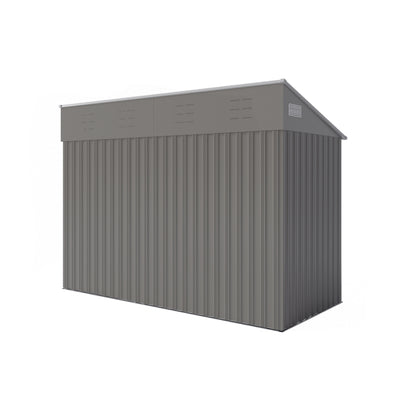 Campcraft Optional two-color storage shed, single hinge door with sloping roof, solid structural design, good ventilation, surface with protective film, and suitable for various scenarios