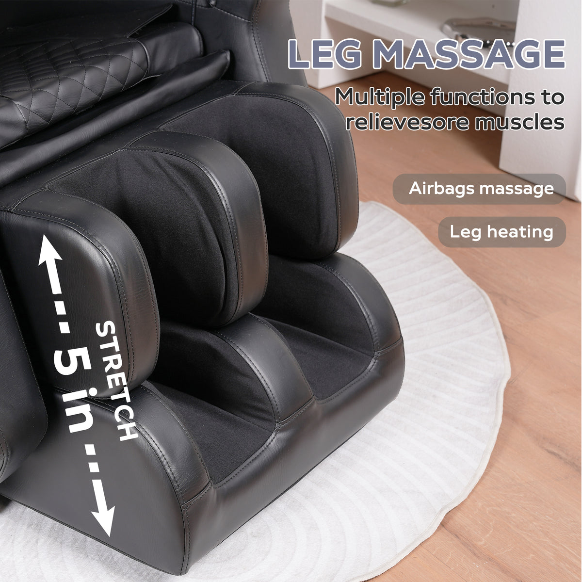 Massage Chair Recliner with Zero Gravity with Full Body Air Pressure
