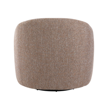Ballona Brown Chenille Accent Chair w/Swivel