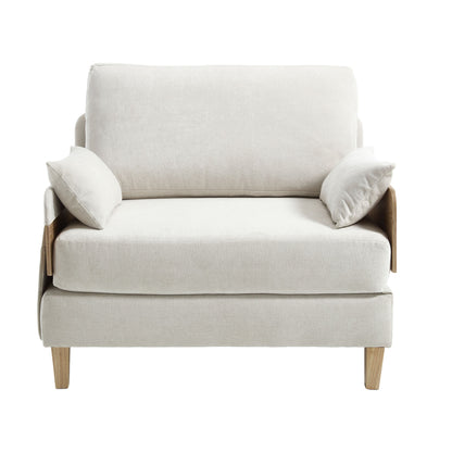 Foldable sofa bed recliner, 3-in-1 convertible sleeper, mid-century modern decor, suitable for small spaces, with three pillows, can be placed in the bedroom study room guest