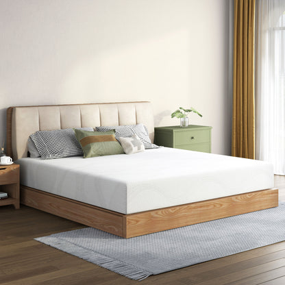 King Size Memory Foam Mattress, 12 Inch Bed Mattress, with Cooling Green Tea Gel, CertiPUR-US Certified, White