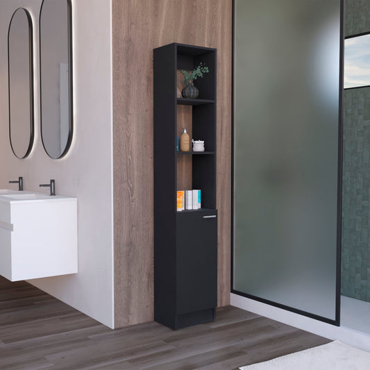 Parks Linen Bathroom Storage Cabinet with one Doors, Tall Bathroom Cabinet with 6 Shelves, for Bathroom, Living Room, Kitchen – Model B070P188843