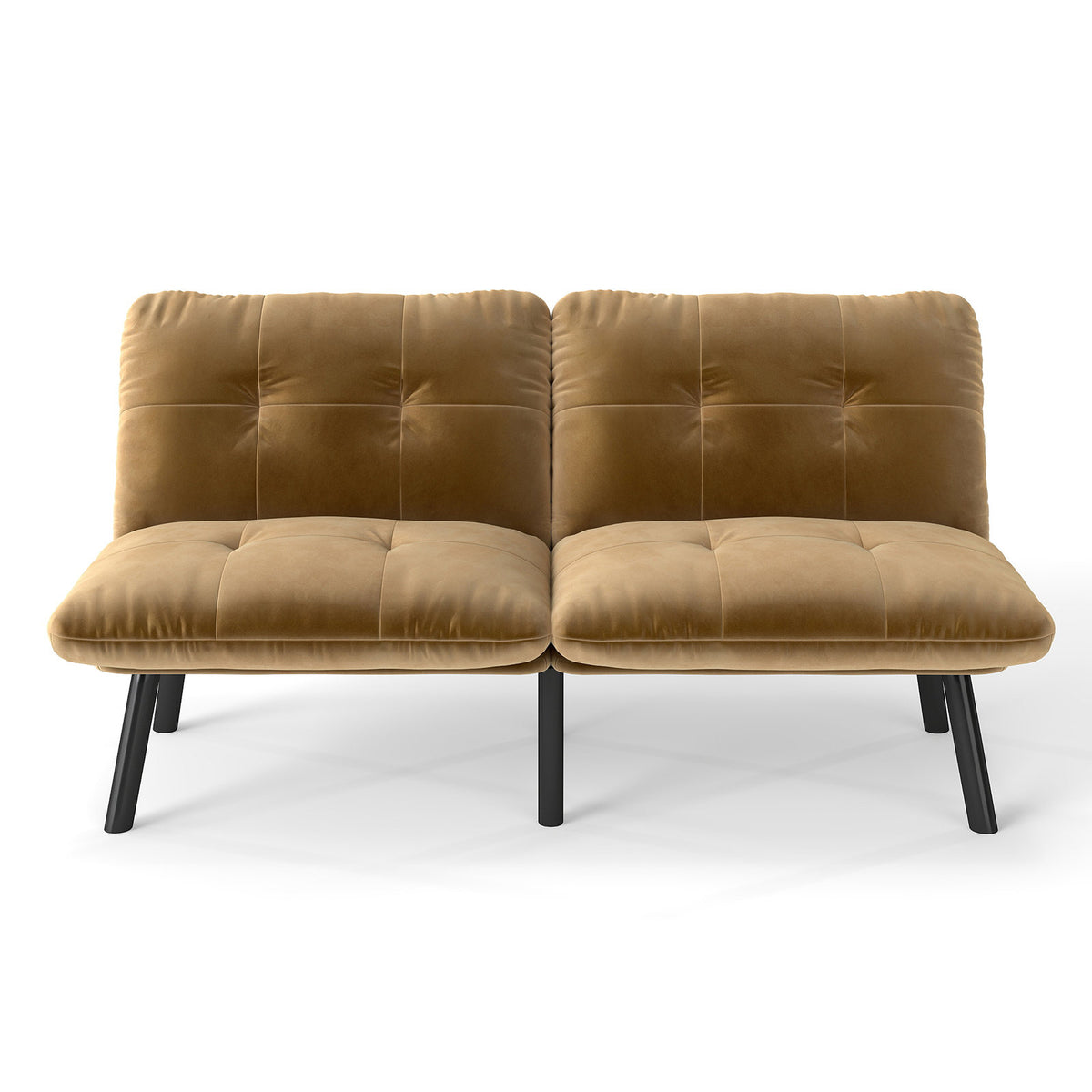 Brown Convertible Folding Modern sofa Bed