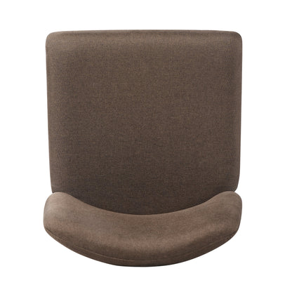Clara Indoor Wooden Upholstered Counter stool, Walnut Finish with Taupe Cushion, Set of 2