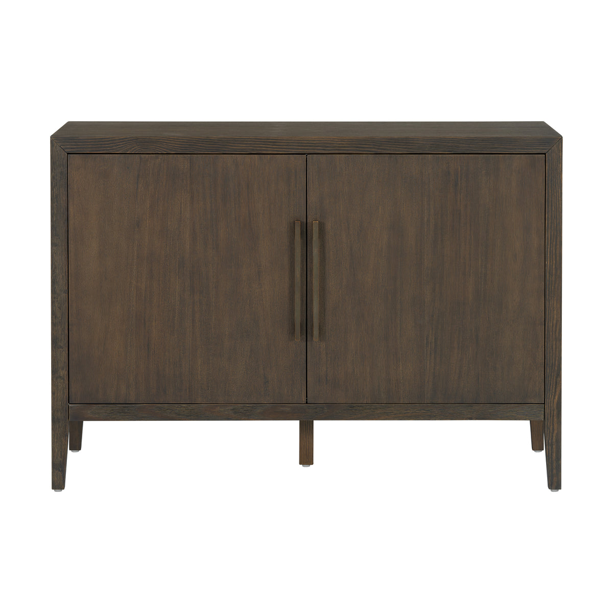U_STYLE 47.25-Inch Farmhouse Sideboard with Pine Veneer and 2 Doors, Retro Buffet with Adjustable Feet – Model N711P410389B