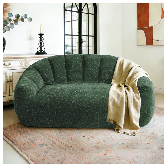 [Starry Sky] Bear Paw Sofa,Comfy Beanbag Chair with Spacious Design Oversized Bean Bag Sofa with Armrest with Filler for Living Room Bedroom.Shiny Silver Thread Faux Fur Plush.
