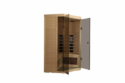 5-person hemlock far-infrared S Model sauna