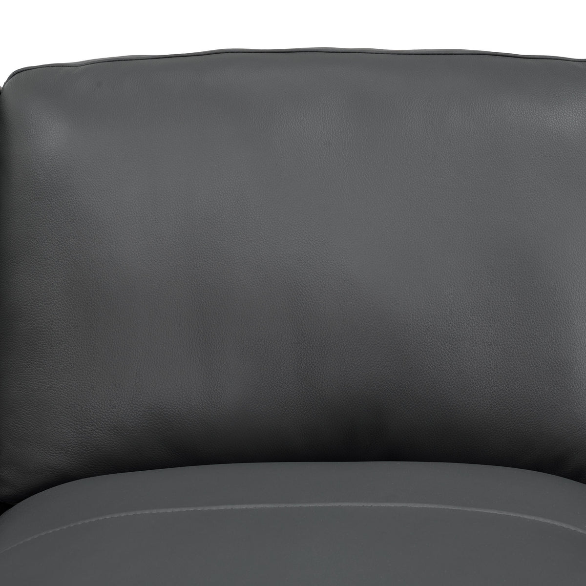 Leather Match U-Shape Sectional