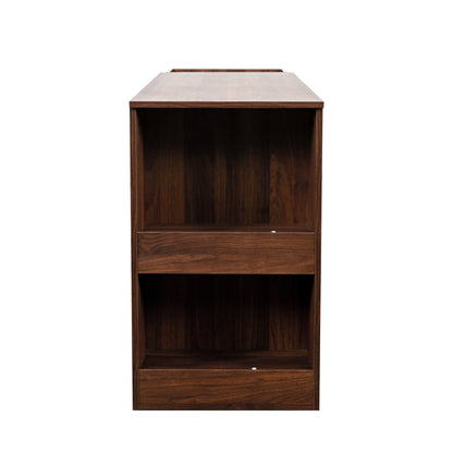 Computer Desk with Drawers, Modern Corner Home Office storage with extendable table, Study Writing Desk Workstation