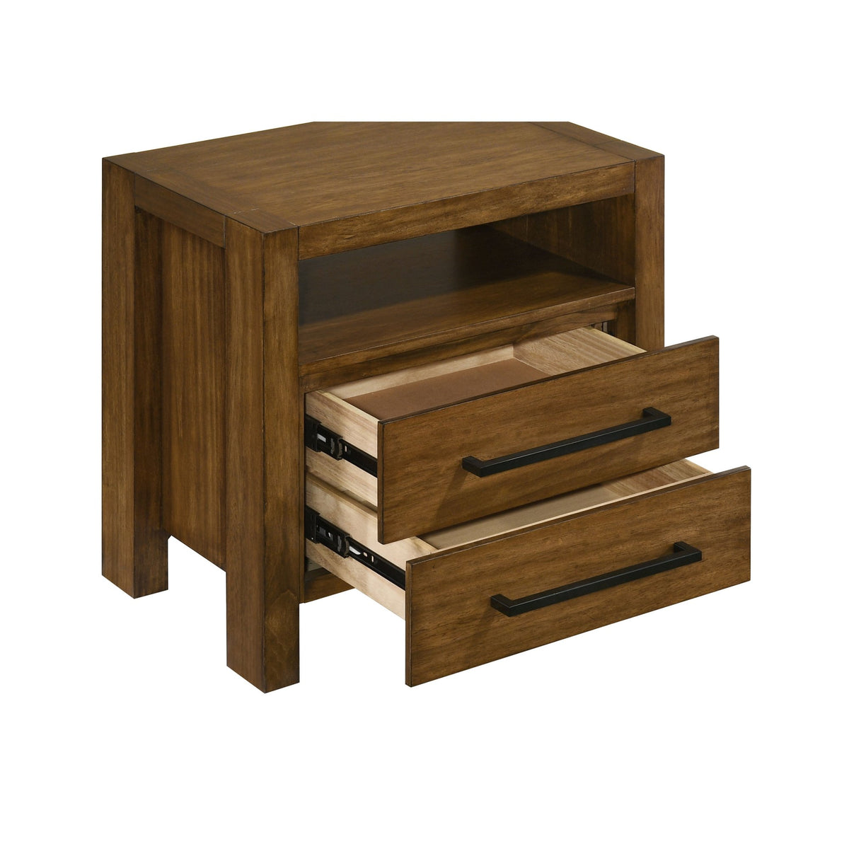 Alden Warm Brown Queen 4-Piece Bedroom Set