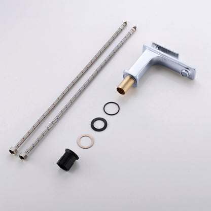 Single Hole Bathroom Faucet,Modern Single Handle Vanity Basin Faucet