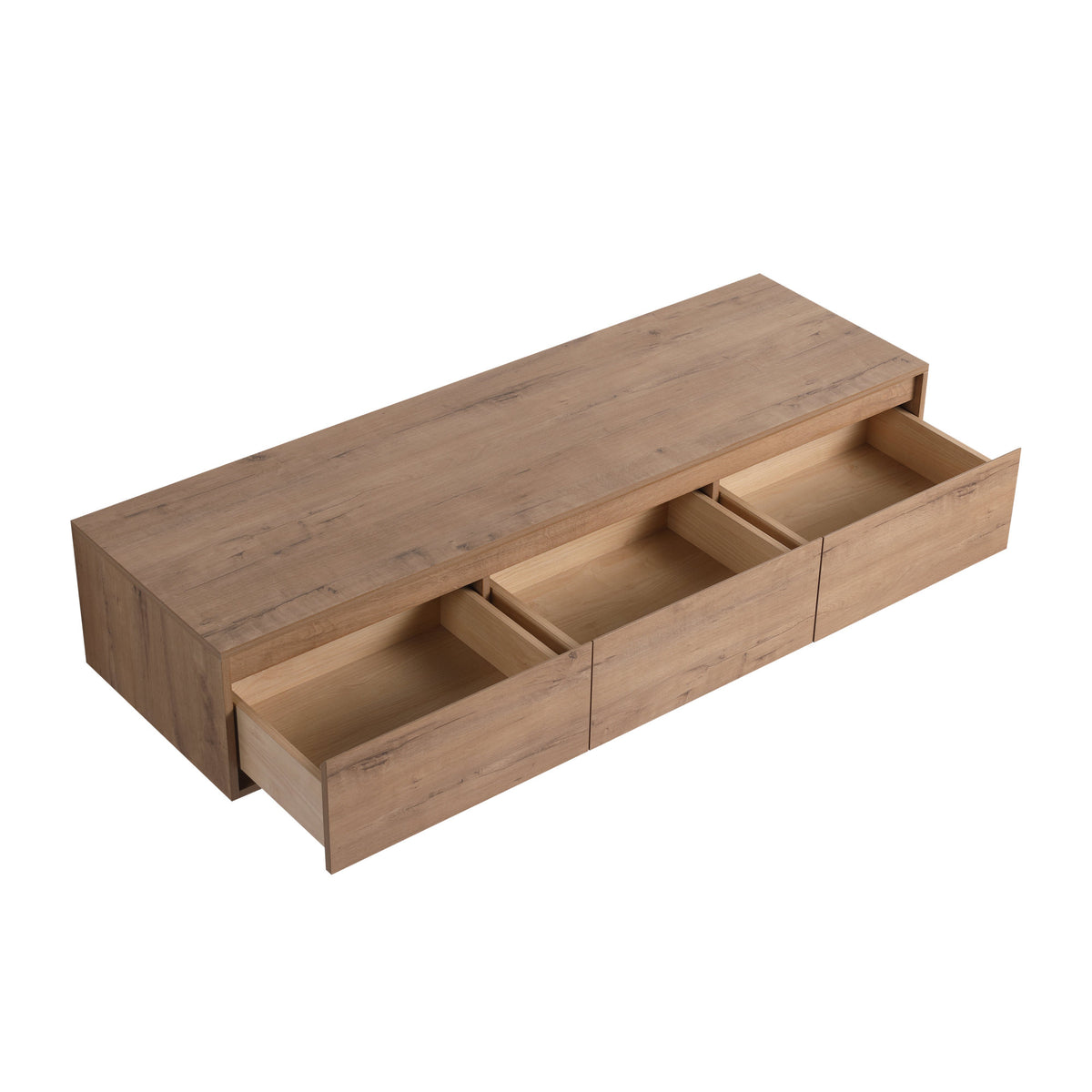 60" (58-1/16")Bathroom Cabinet,Soft Close Drawer,Float Mounting Design (Only Vanity, Without Sink)